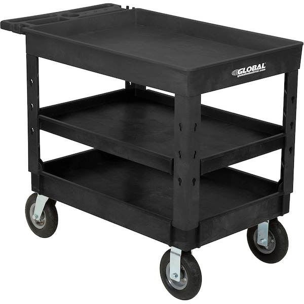 Global Industrial General Purpose Cart, Plastic, 44 in L, 25-1/2 in W, 35-1/2 in H 800346 - main